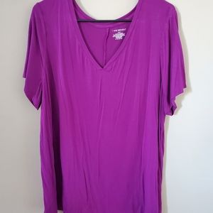 Lane Bryant purple shirt